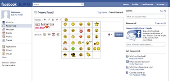 Google Chrome, расширение Faceplus, выбор цвета и смайлов для сообщений в Facebook