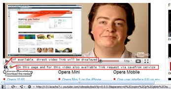 Opera, расширение Download Media Bar, возможность скачивать видео- и аудио-контент
