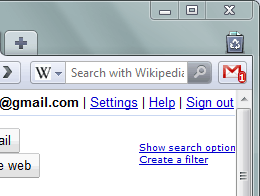 Opera, расширение GMail Checker, проверка почты GMail (Google Mail)